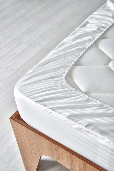 Lastikli Çarşaf (160x200*25)83Tel Çizgili PolyCotton